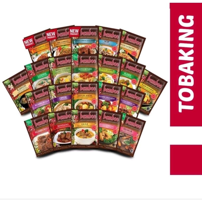 

Bumbu dapur Bamboe Baru lengkap all varian