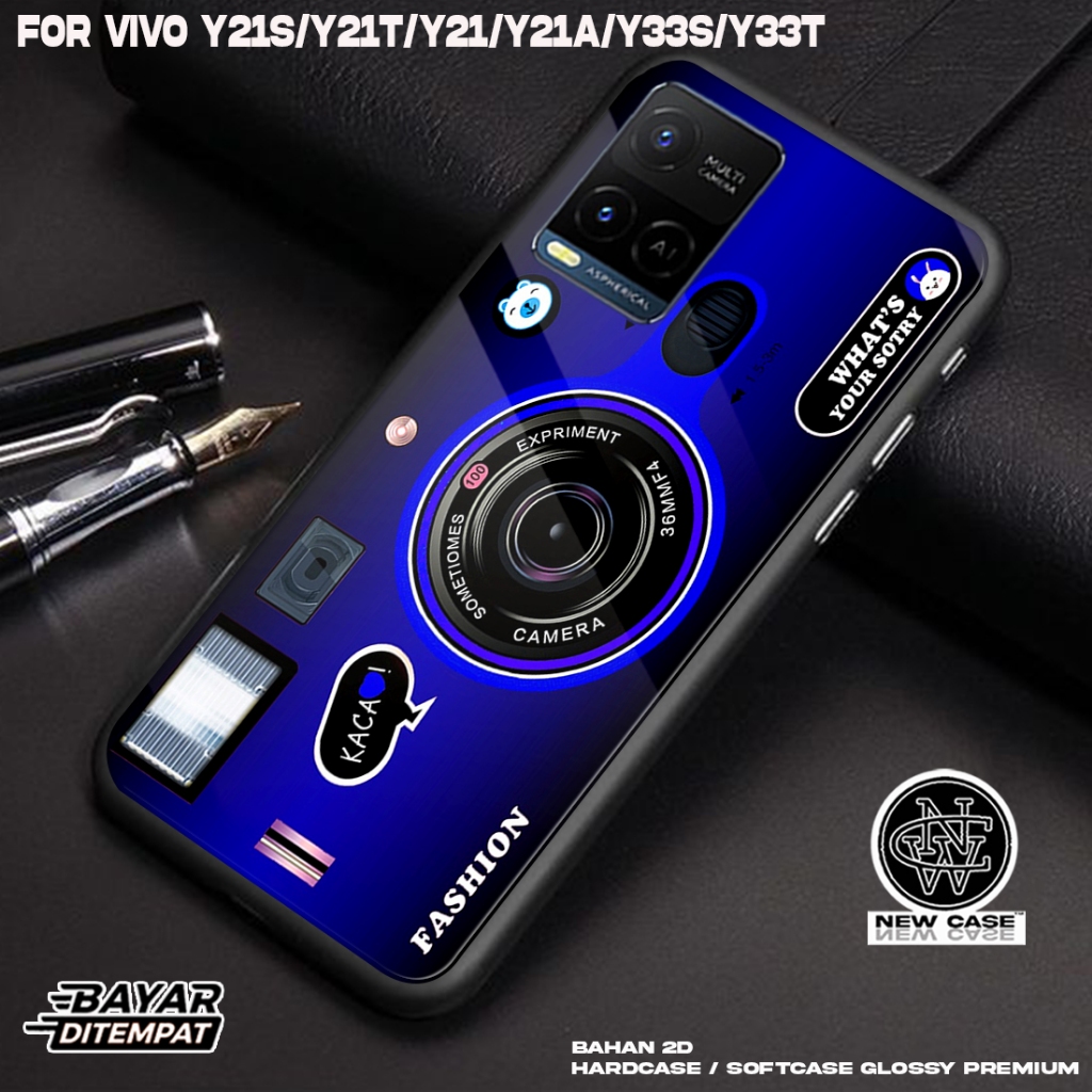 Case VIVO Y21S/Y21/Y21T/Y21A/Y33S/Y33T - Casing Hp Terbaru 2023 Newcase [ KAMERA] Silikon Hp Mewah -