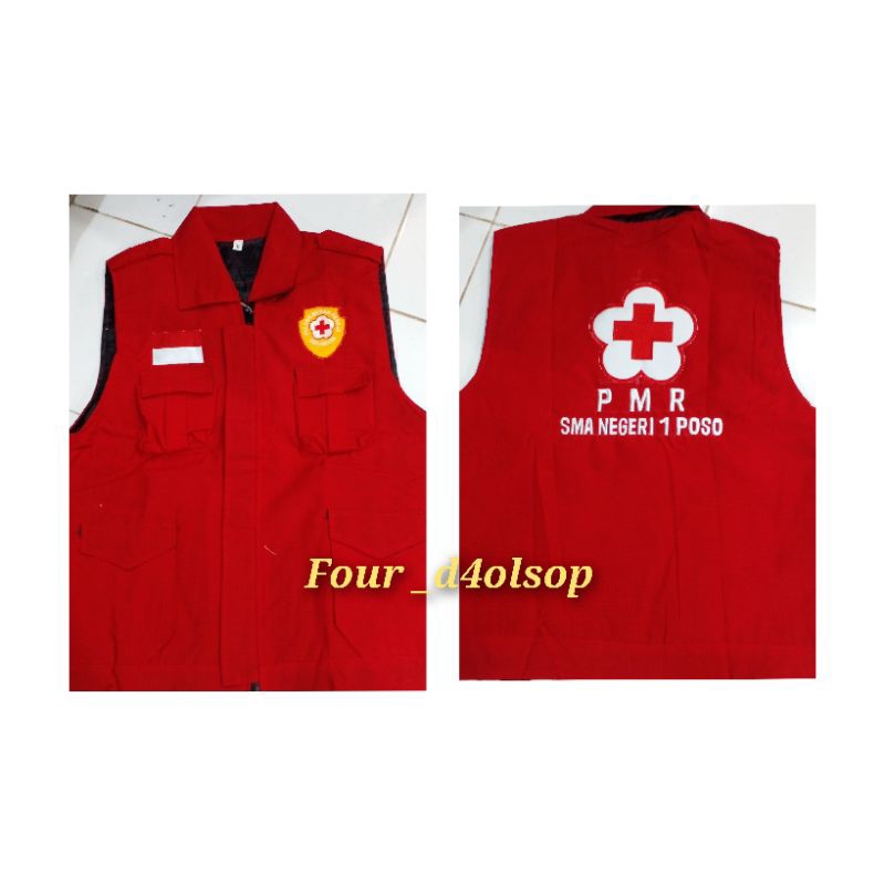 rompi PMR custom nama sekolah