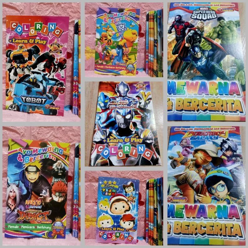 

Buku Mewarnai Besar Seri Cowok