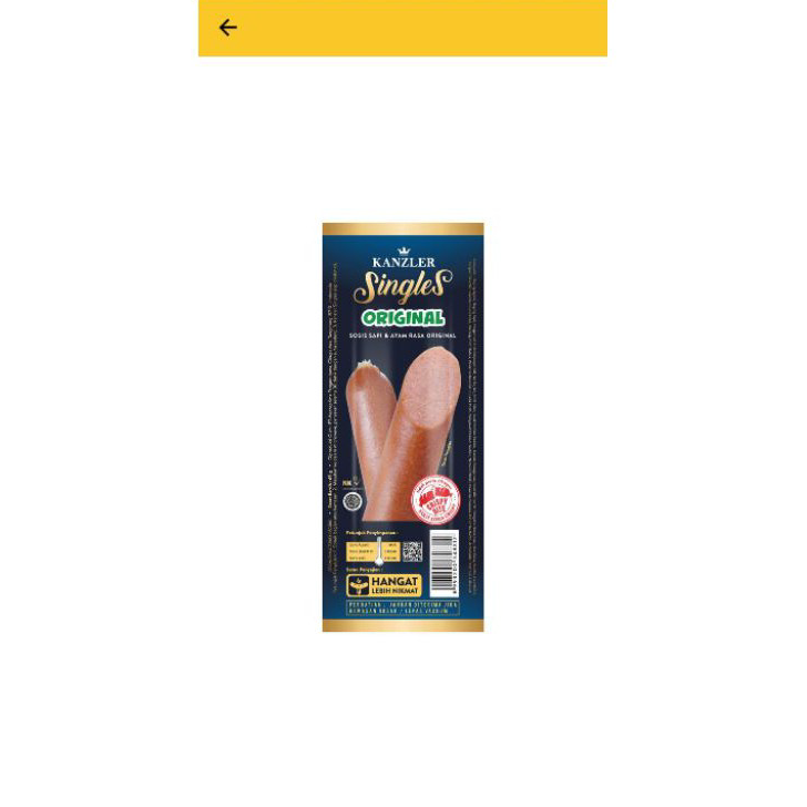 

Best Produk Sosis Kanzler Singles HOT, Mini, Original, Keju, gochujang, bakso
