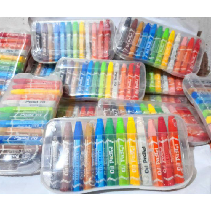 

➙➼✦❃ Krayon 12 warna/pulas/Crayon/oil pastel