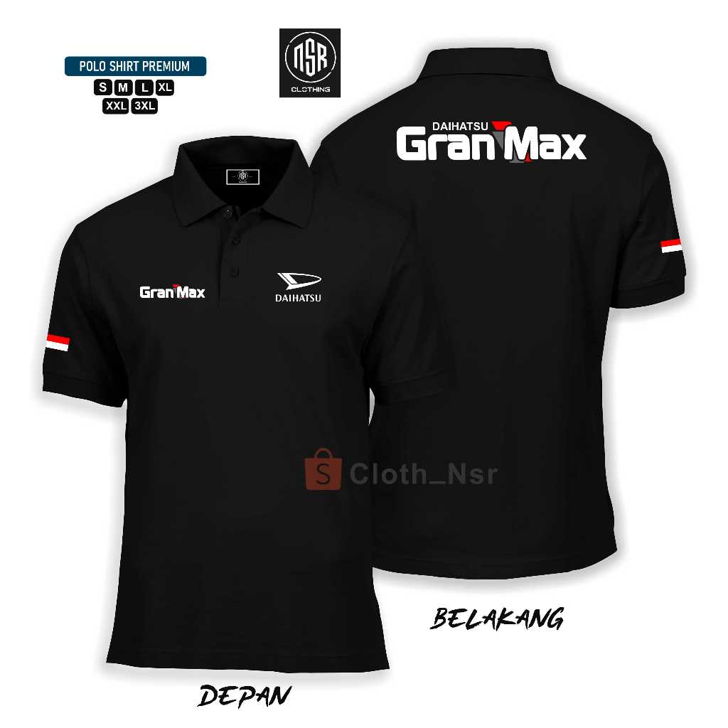 Baju daihatsu granmax/atasan granmax/polo