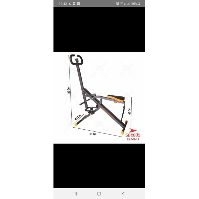 speeds power squat preloved / bekas like new