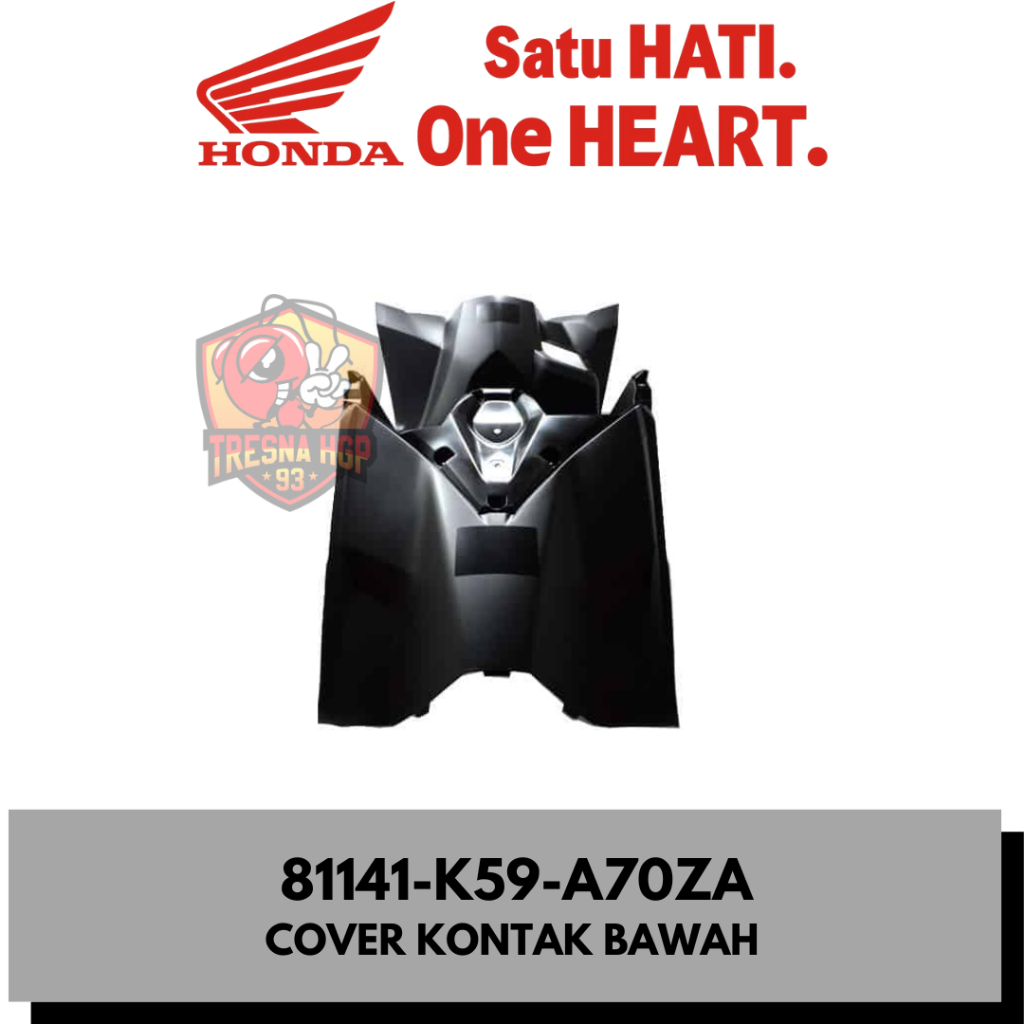 81141-K59-A70ZA COVER INNER BAWAH NEW VARIO FI ESP 150 K59J ORIGINAL | COVER INNER LOWER 81141K59A70