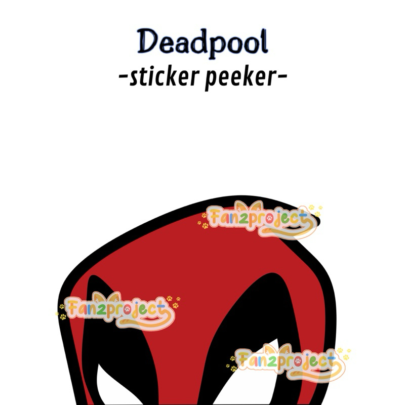 

STICKER INTIP DEADPOOL MARVEl