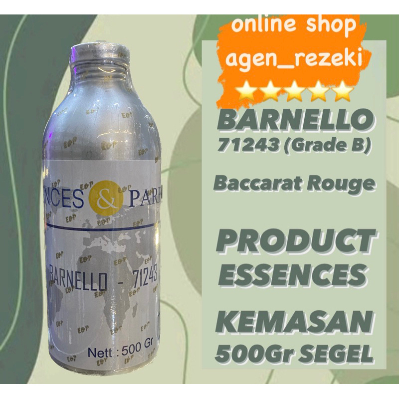 BARNELLO B BY ESSENCES 500gr BACCARAT ROUGE GRADE B