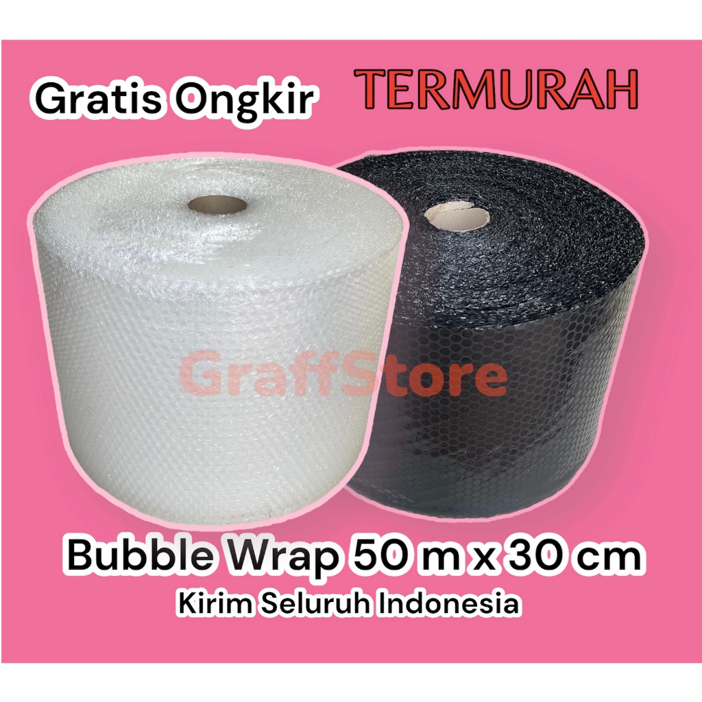 

Bubble wrap 50 m x 30 cm Free Ongkir Murah