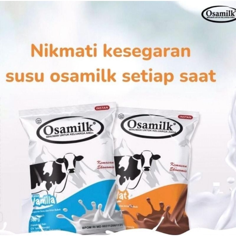 

SUSU OSAMILK RASA COKLAT DAN VANILA