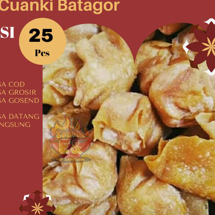 

➶⁎✶ Cuanki batagor besar 25 pcs - cuanki batagor besar - toping baso Aci - bakso cuangki - seblak