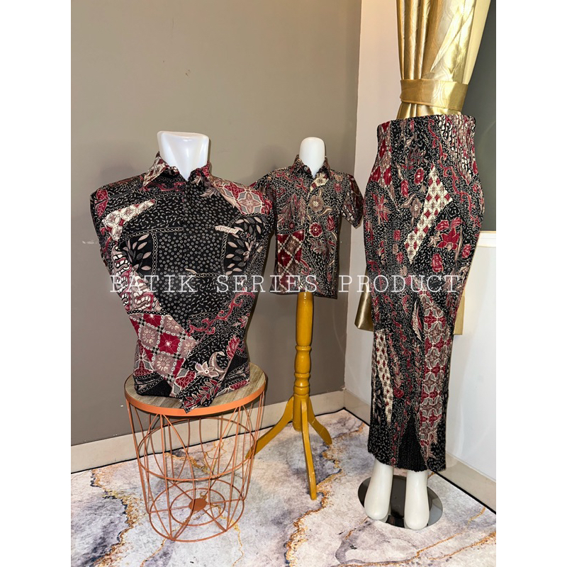 Batik Series • COUPLE BATIK PLISKET - COUPLE KEMEJA BATIK - KEMEJA BATIK - KEMEJA BATIK ANAK - BATIK