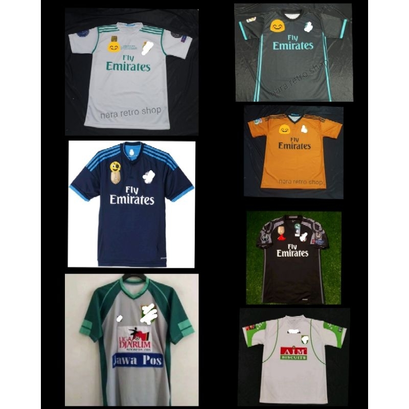 Jersey Persebaya 2005/Jersey Persebaya 2010/Jersey Madrit 2015 Third/Jersey Madrit 2016 Third/Jersey