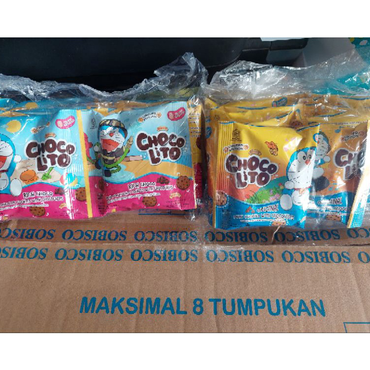 

Ready Stok CHOCOLITO Mini Cookies Chocochips 1 Pack isi 10 Laris