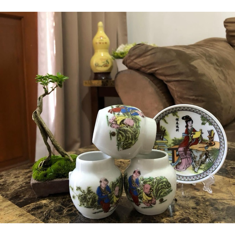 CEPUK KERAMIK CUNGKOK ORI TIONGKOK ACCESSORIES SANGKAR CUNGKOK