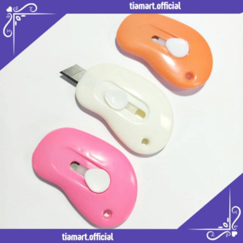

[PCS] Pisau Cutter Mini Portabel Motif Oval