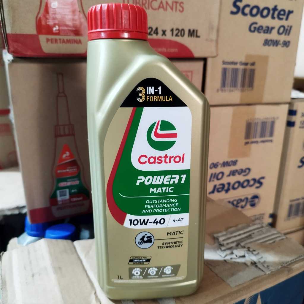 Oli Castrol Power1 Power 1 MATIC 10w-40 1Liter. Oli Motor Matic