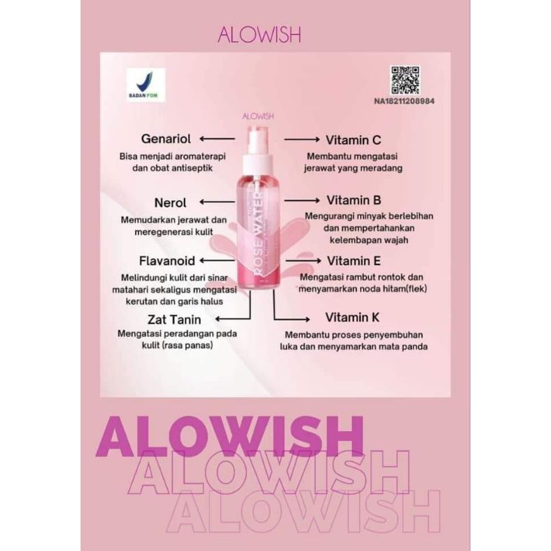 ALOWISH AIR MAWAR SULINGAN 100%