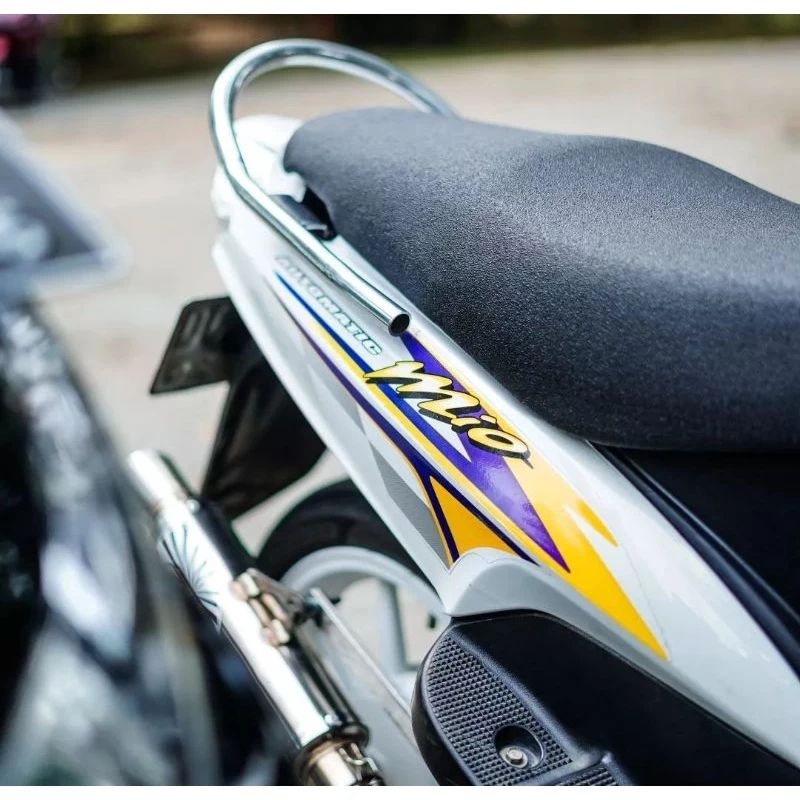 striping Lis sticker standar ORI yamaha mio sporty 2004 putih stiker mio putih 2004 striping mio ben