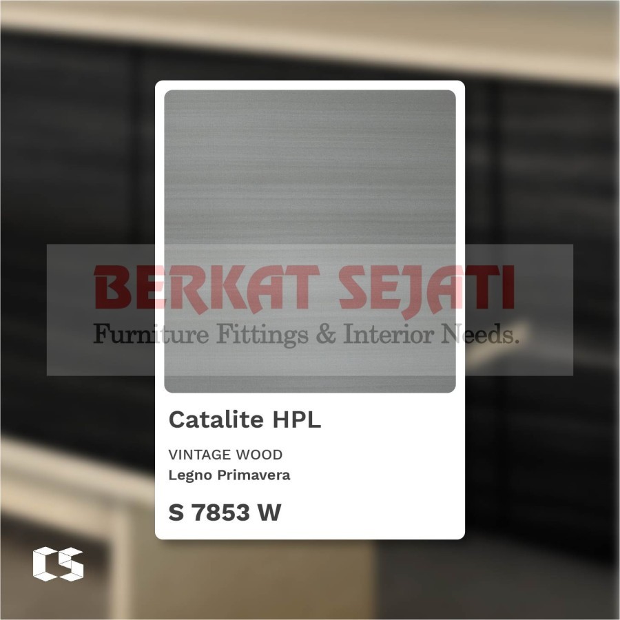 S 7853 W - HPL CATALITE HPL BY CS LAMINATES - WOODGRAIN
