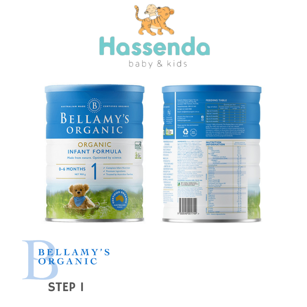 Bellamys Organic Step 1 900gr (Susu Formula Organik)