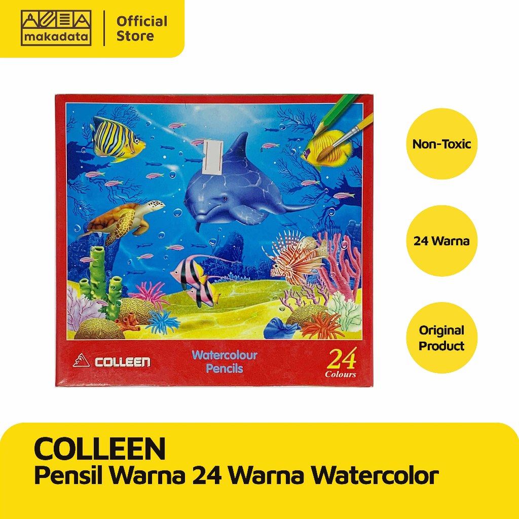 

COLOUR PENCIL / PENSIL WARNA COLLEEN 24 WARNA WATERCOLOUR