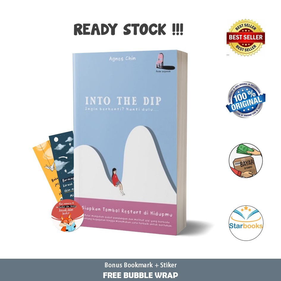 Buku Into The Dip: Ingin Berhenti? Nanti Dulu - Brilliant Books (Motivasi)