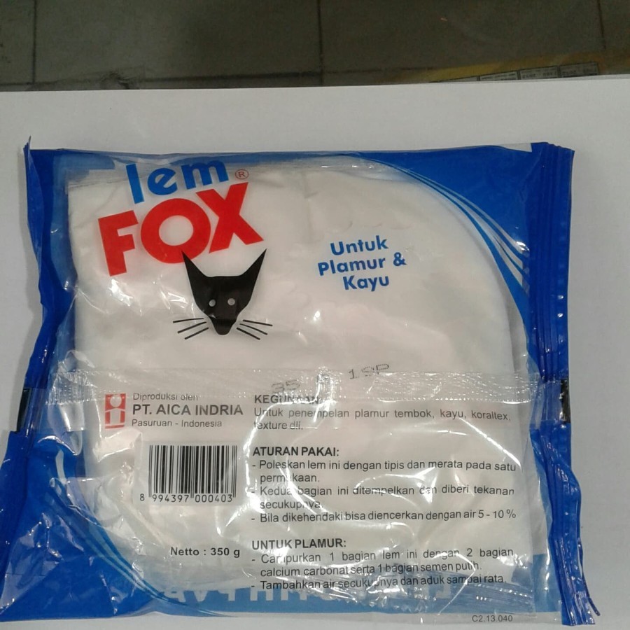 

Lem fox putih 350 gram lem pelamur tembok putih lem fox kayu putih