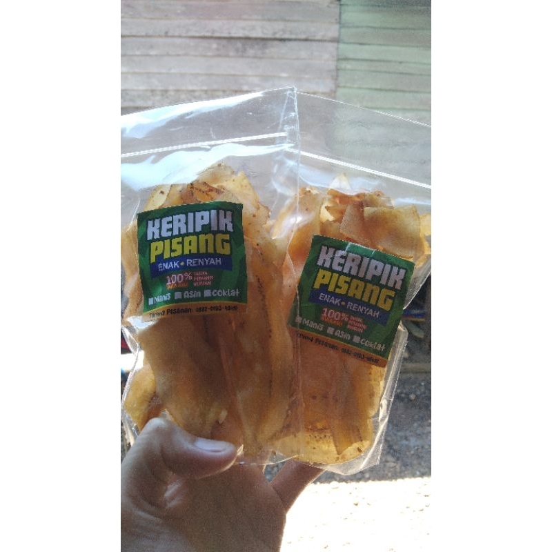 

keripik pisang kepok asin bawang putih 50gr