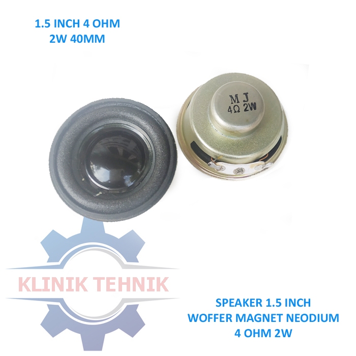SPEAKER 1,5 INCH 40MM 4 ohm magnet neodium speaker musik box diy project audio