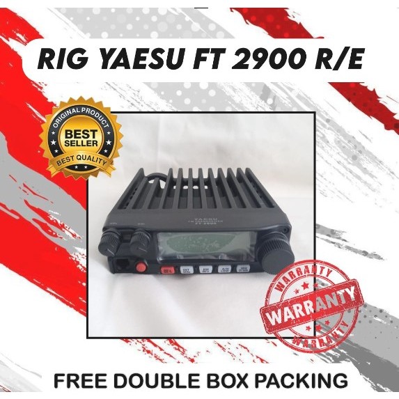 RIG YAESU FT 2900 R E 75 Watt Singleband VHF HT Mobil Mobile Radio FT-2900R/E FT 2900 RE Cina Jepang
