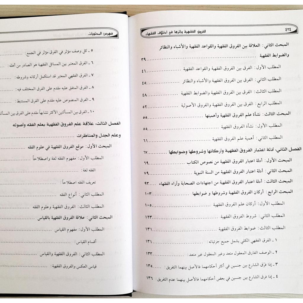 Jual Kitab Al Furuq Al Fiqhiyyah | Al Furuq Al Fiqih | Furuqul Fiqih | الفروق الفقهية واثرها في اختلاف الفقهاء Impor Original di Toko Kitab Alresalah