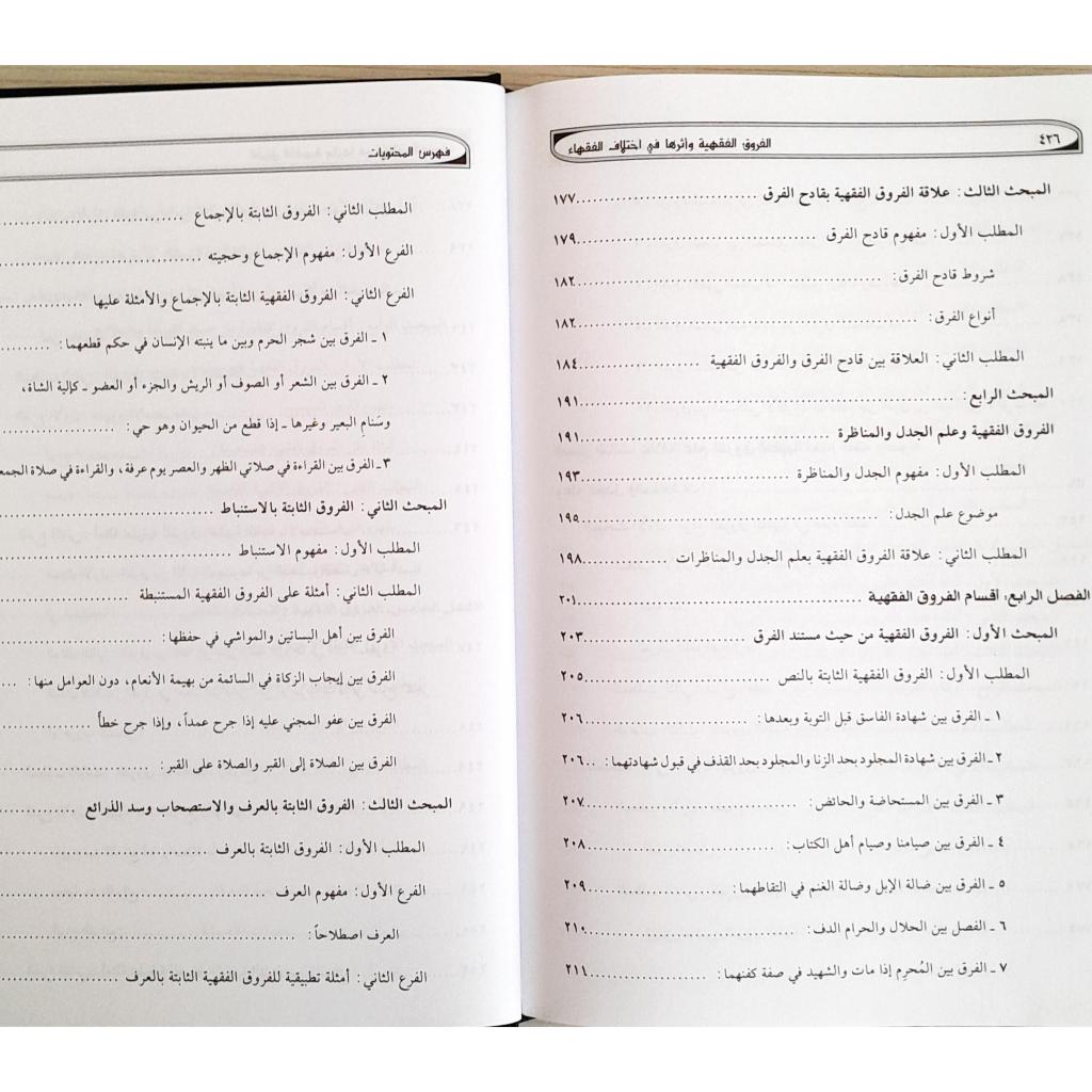Jual Kitab Al Furuq Al Fiqhiyyah | Al Furuq Al Fiqih | Furuqul Fiqih | الفروق الفقهية واثرها في اختلاف الفقهاء Impor Original di Toko Kitab Alresalah