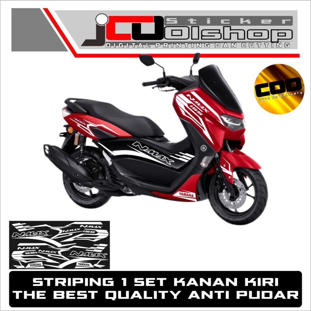 STICKER CUTTING MOTOR NMAX NEW, STRIPING CUSTOM NMAX NEW,, CUTTING STICKER MOTOR NMAX NEW