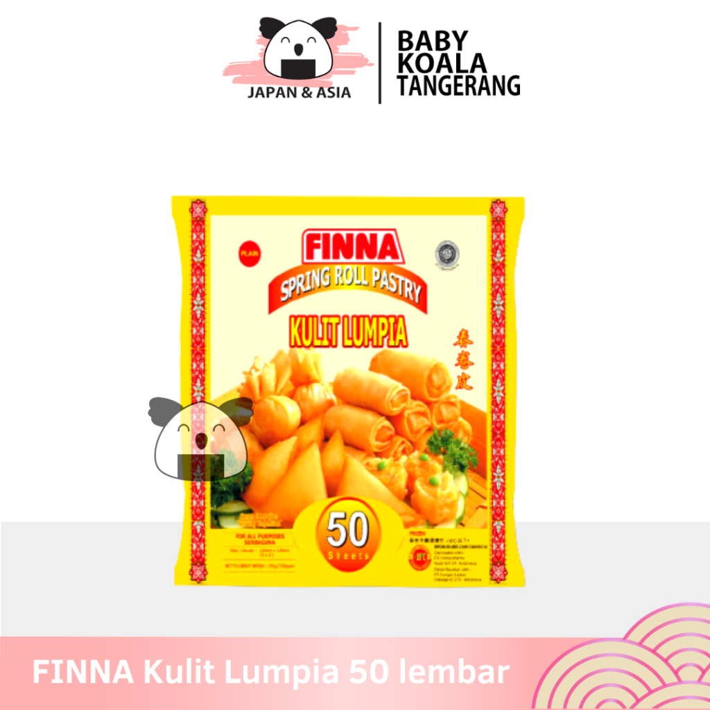 

FINNA Kulit Lumpia 50 Lembar Halal | Spring Roll Pastry,,///