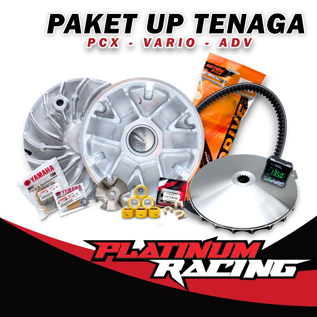 PAKET KIRIAN VARIO 125 150 UPGRADE PULLEY RACING PCX PAKET UP POWER RUMAH ROLLER BUBUT ADV ROLLER VA