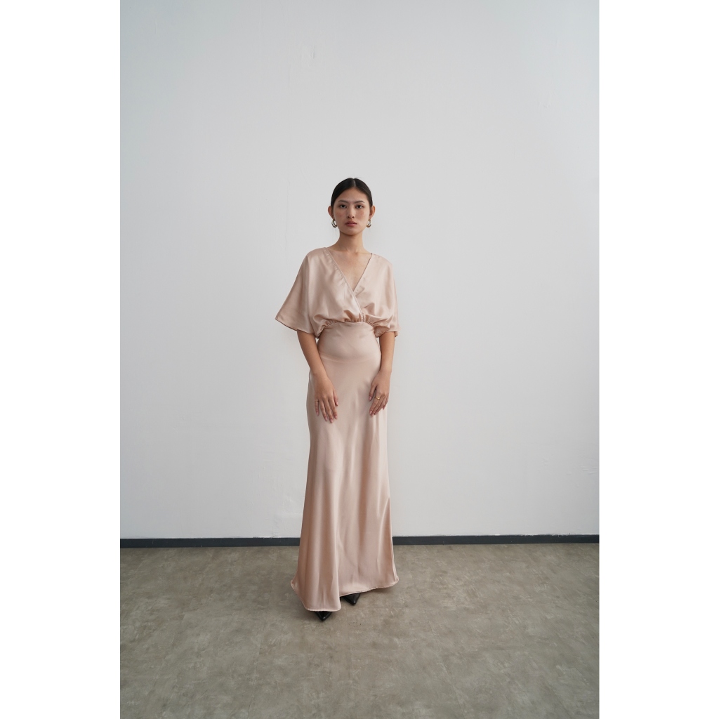 PAFON Lily Dress -  Champagne