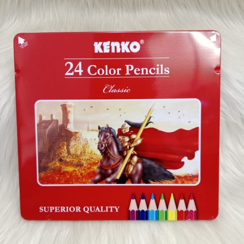 

KENKO Color Pencil Classic || Pensil warna KENKO isi 24 || Superior Quality