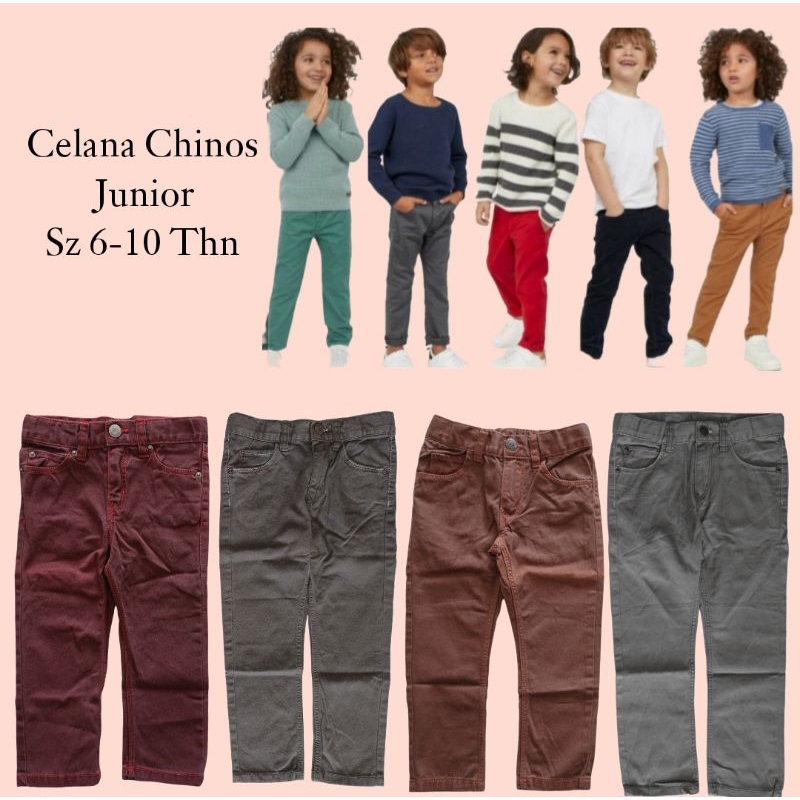 Celana Panjang Chinos Hm Anak Sz 6-10 tahun