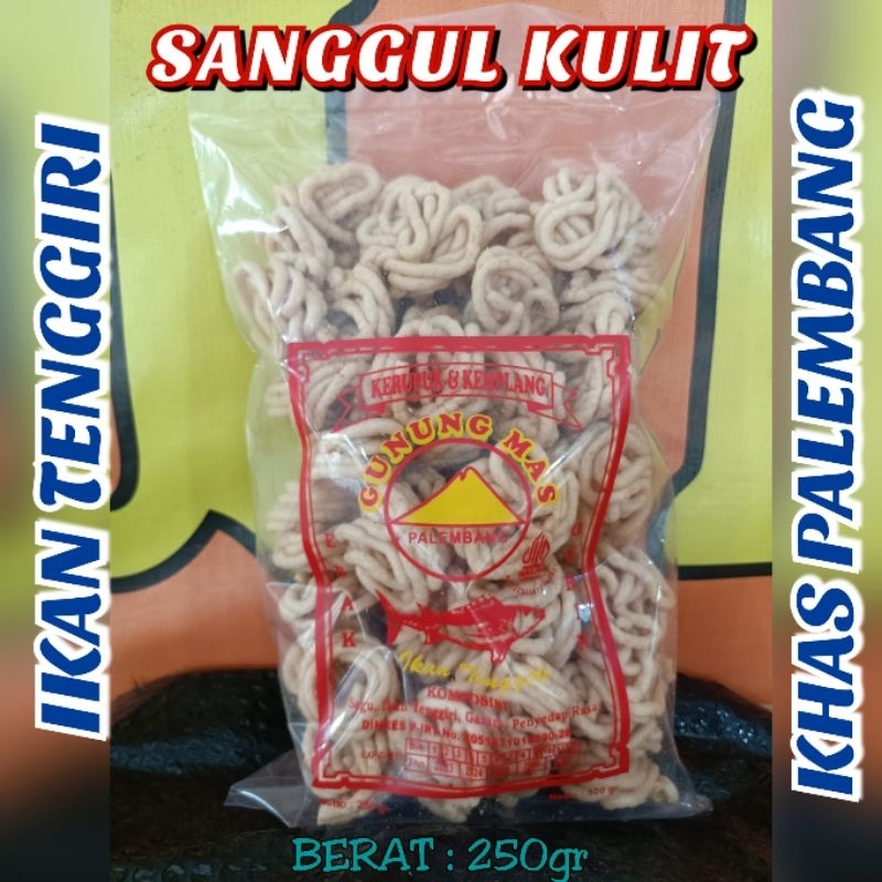 

KERUPUK SANGGUL KULIT IKAN TENGGIRI