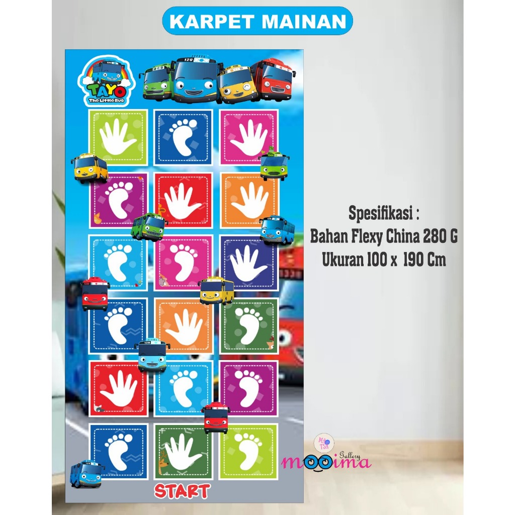 Hopschoot/gross motor skill/engklek modern mencocokan telapak tangan dan kaki