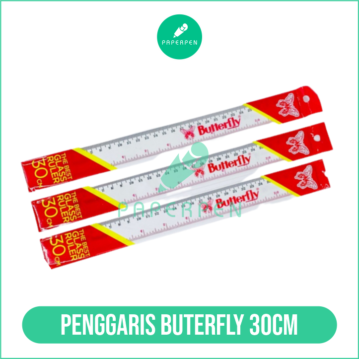 

(Lsn) Penggaris Butterfly 30Cm