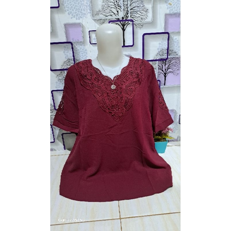 Blus Ktn import mix renda 8855 jumbo