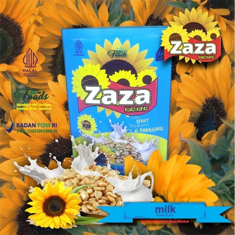 

Zaza kuaci kupas rasa susu.