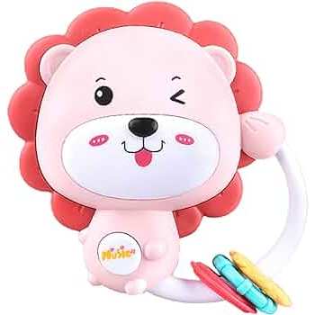 BABY RATTLE LION SILICON/MAINAN BAYI RATTLE SINGA SILICON