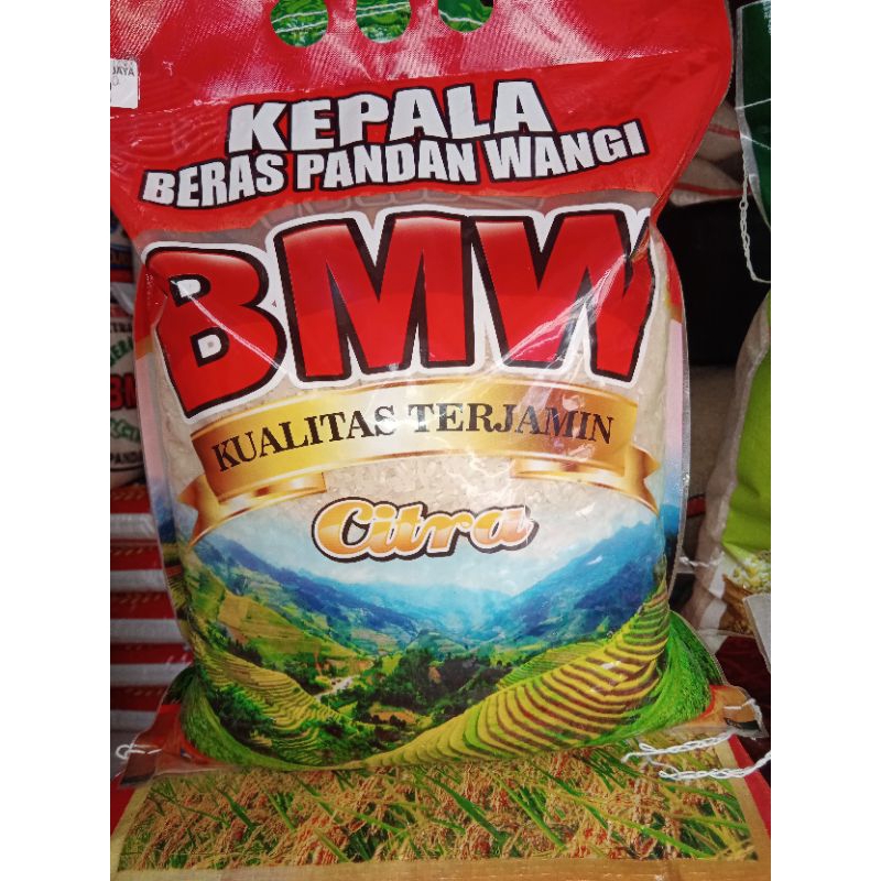 

Beras cap BMW Citra laminasi 3 Kg
