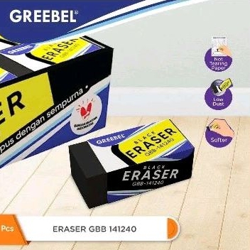 

(1pcs) Penghapus Greebel Hitam GB-141240
