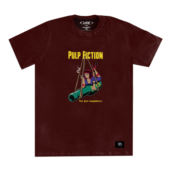 Tshirt Pulp Fiction Burgundy LTCS