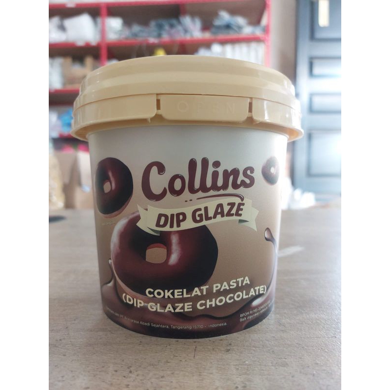 

Collins Dip Glaze Coklat/Glaze Collins Coklat/Collin/Dip Glaze 1 Kg