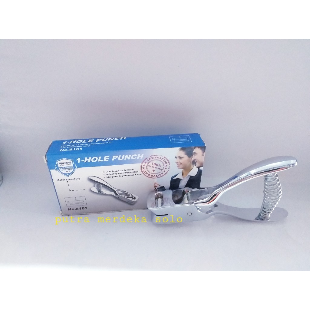 

Pembolong Kertas Satu Lubang One Hole Punch No 8101 Adjusting Punching Position