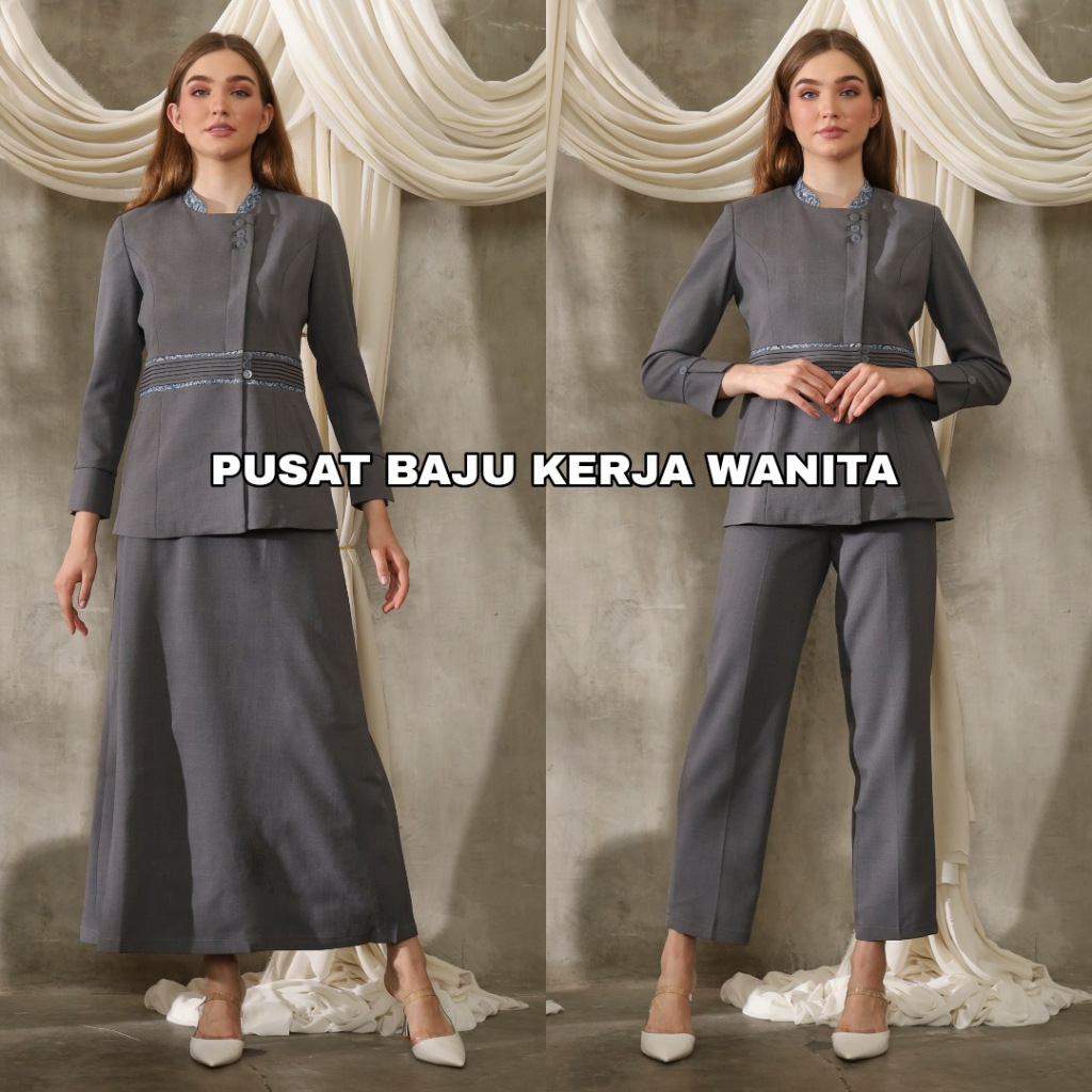 Seragam pemda wanita / Baju pdh pemda / Baju dinas pemda pns / Baju khaki pns wanita / Seragam asn w